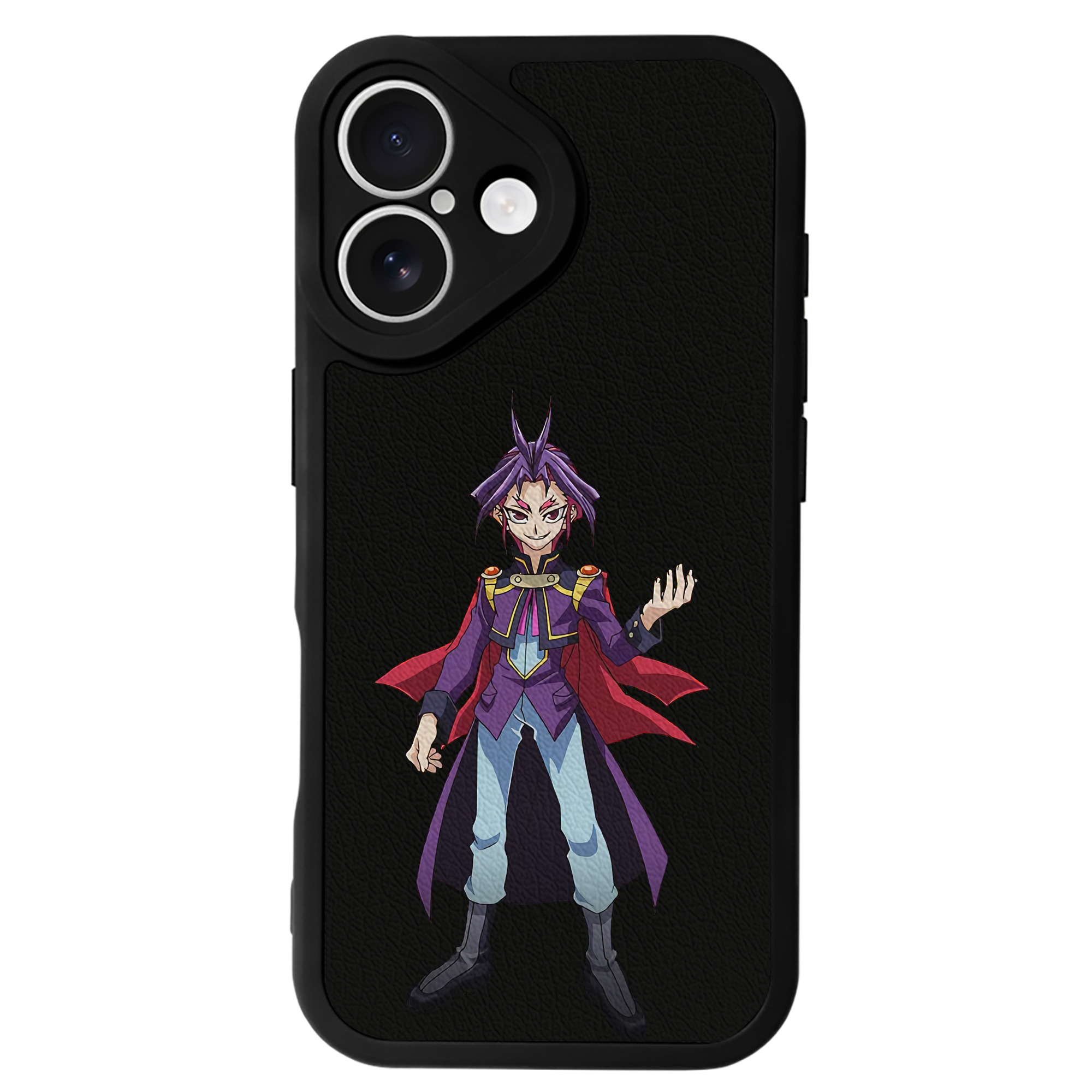 遊☆戯☆王 Yu-Gi-Oh! 【iPhone 16シリーズ対応】シリコンスマホケース（レザー調） 材質：シリコン